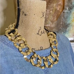 Gold Link Fashion Necklace